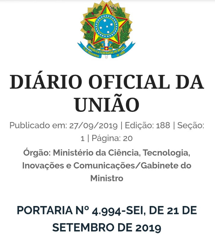 Também foram aprovados o local de instalação da estação e a utilização dos devidos equipamentos